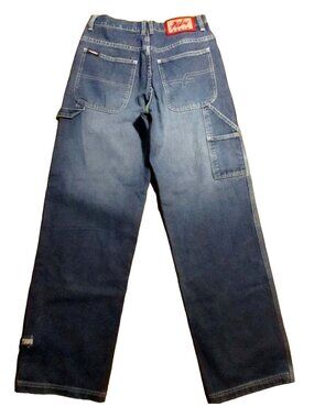 True Vintage Fubu Carpenter Jeans 9/10 28x33 1990's Y2L Dungaree Denim